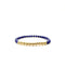 Lapis Lazuli 5 mm met Gold-filled 5 mm classic