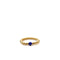 Ring Gold-filled met Lapis Lazuli