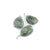 Apatiet groen Zilver Hanger